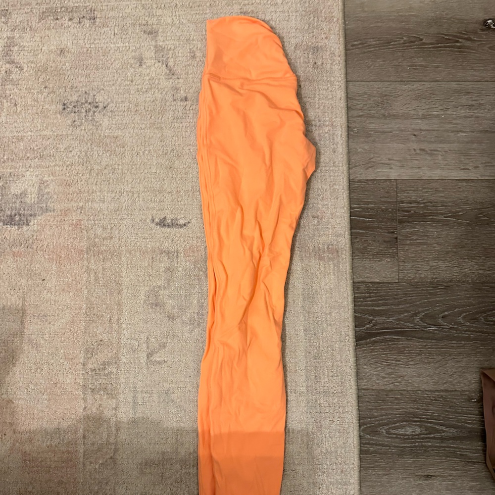 lululemon athletica Orange Leggings